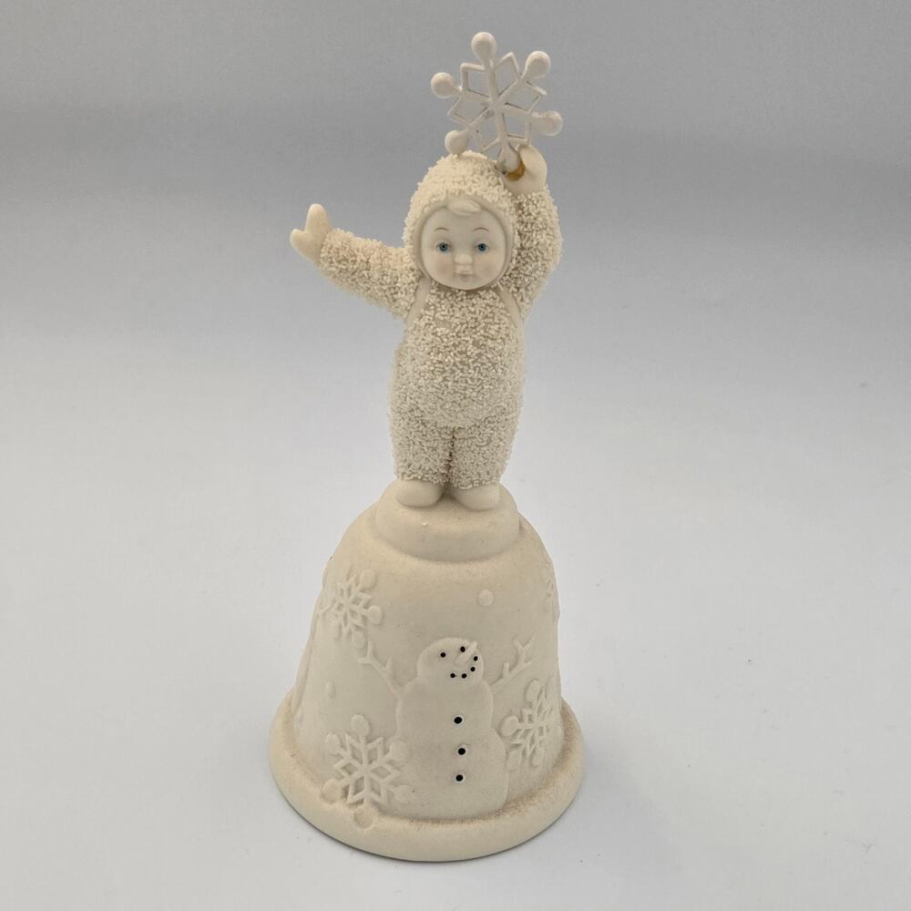 Department 56 Snowbabies Retired "Snowbell" 2002 Christmas Bell